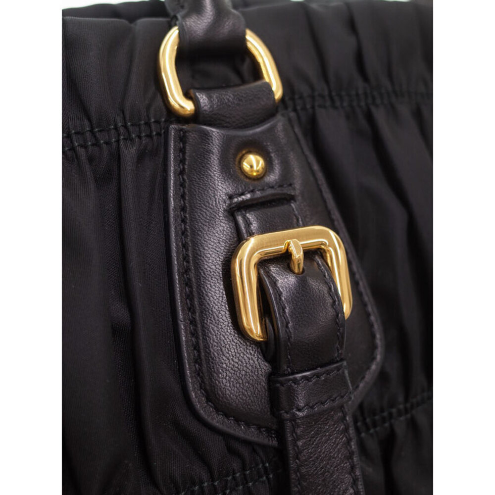 Prada Tessuto Gaufre Satchel gathered handbag Shoulder Bag - Picture 4 of 9